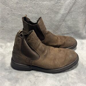 UGG Men's Biltmore Chelsea Boots Waterproof Stout Brown Leather 1103789 Size 8